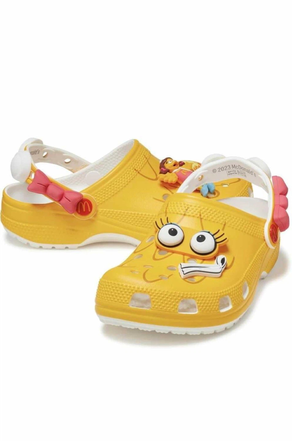 McDonald's x Crocs Yellow Clogs with Charms