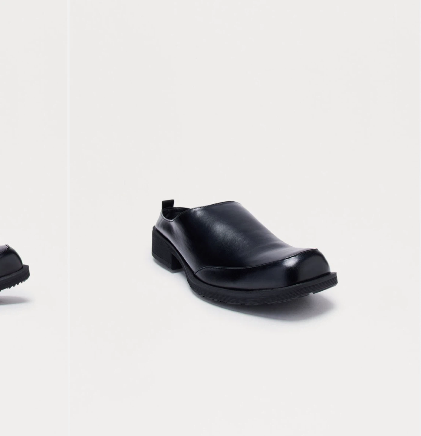 Black Leather Mules - photo 2
