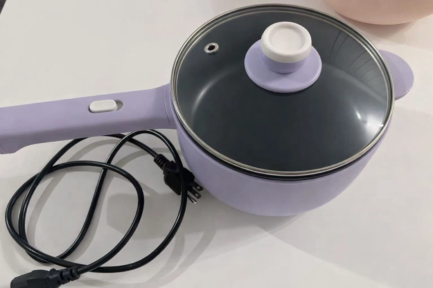 Purple Electric Pot with Lid