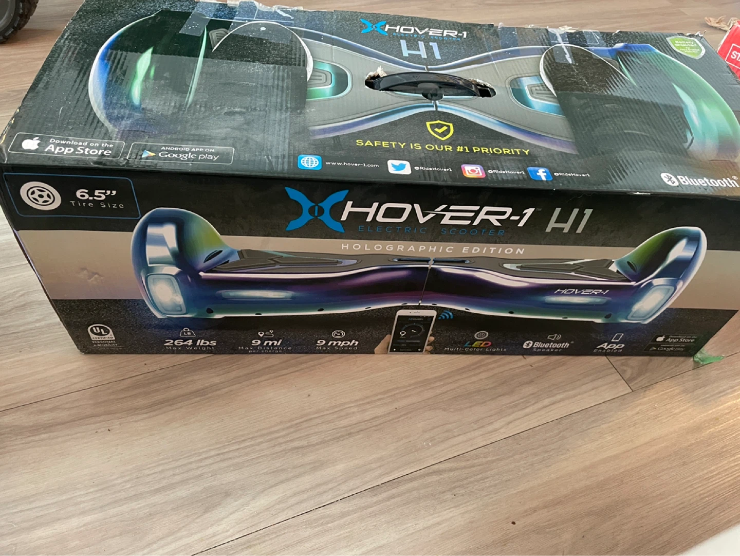 Hover-1 H1 Electric Scooter - Holographic Edition