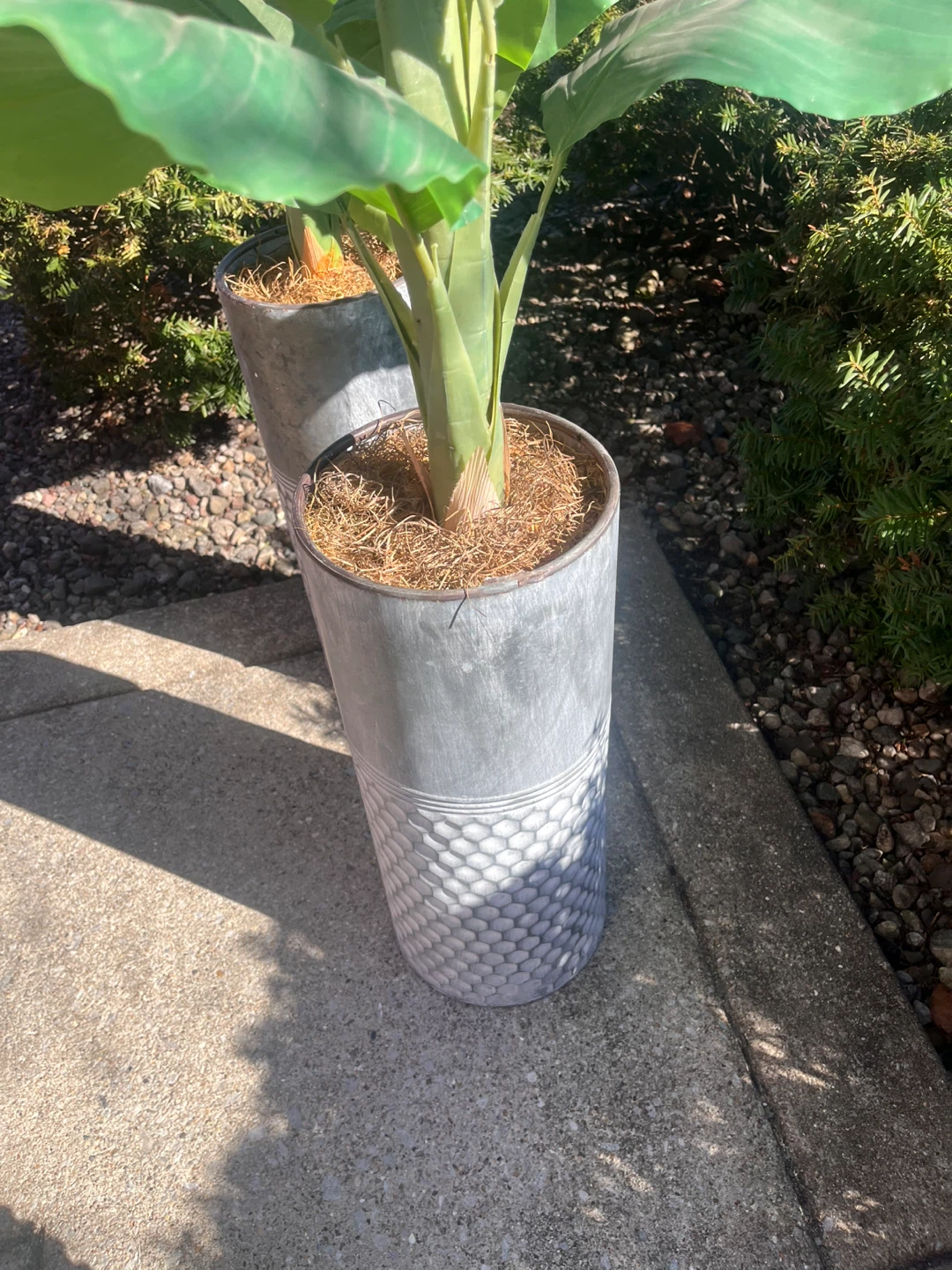 2 Faux Banana Leaf Plants - photo 2