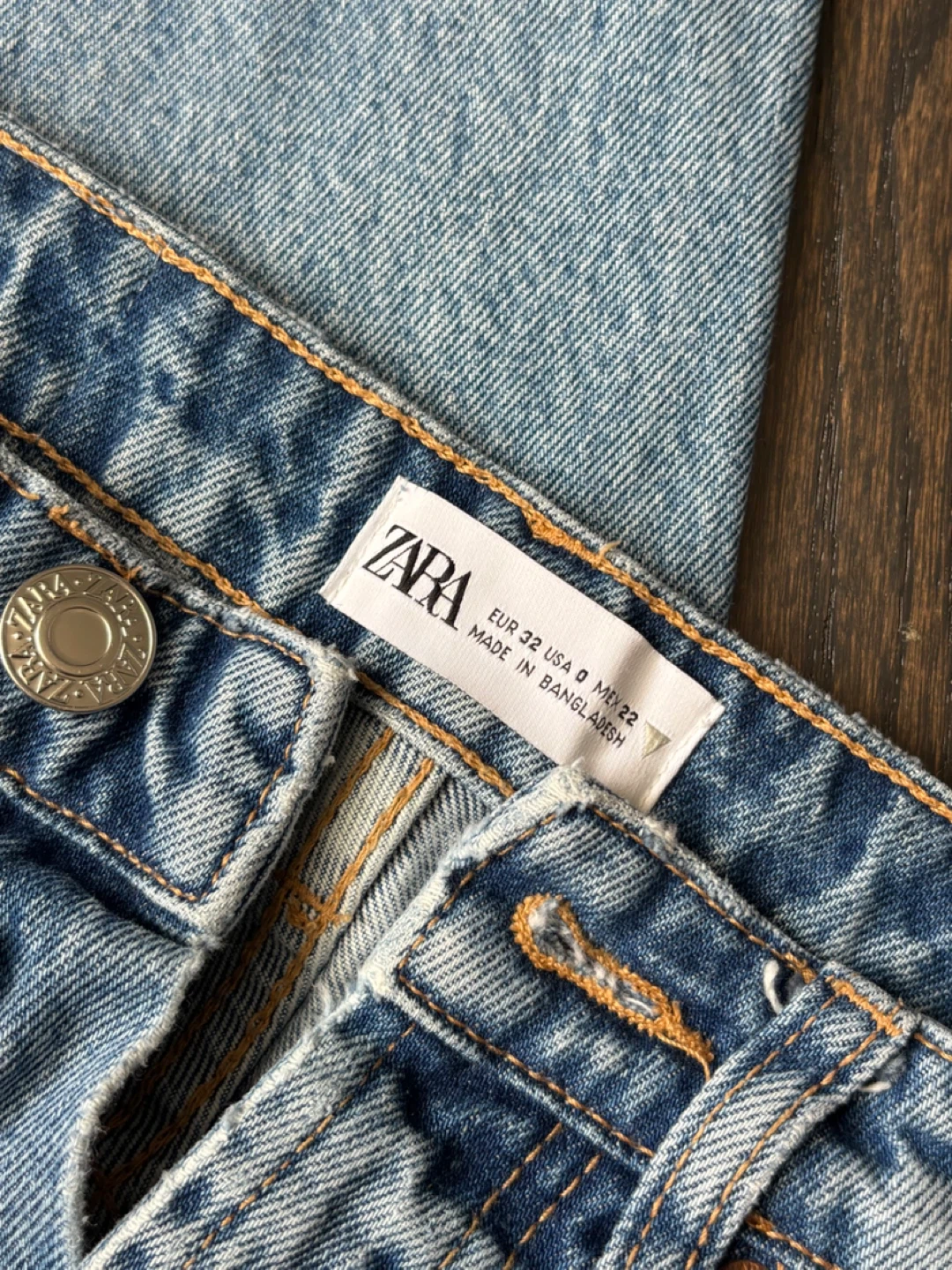 Zara jeans size 0