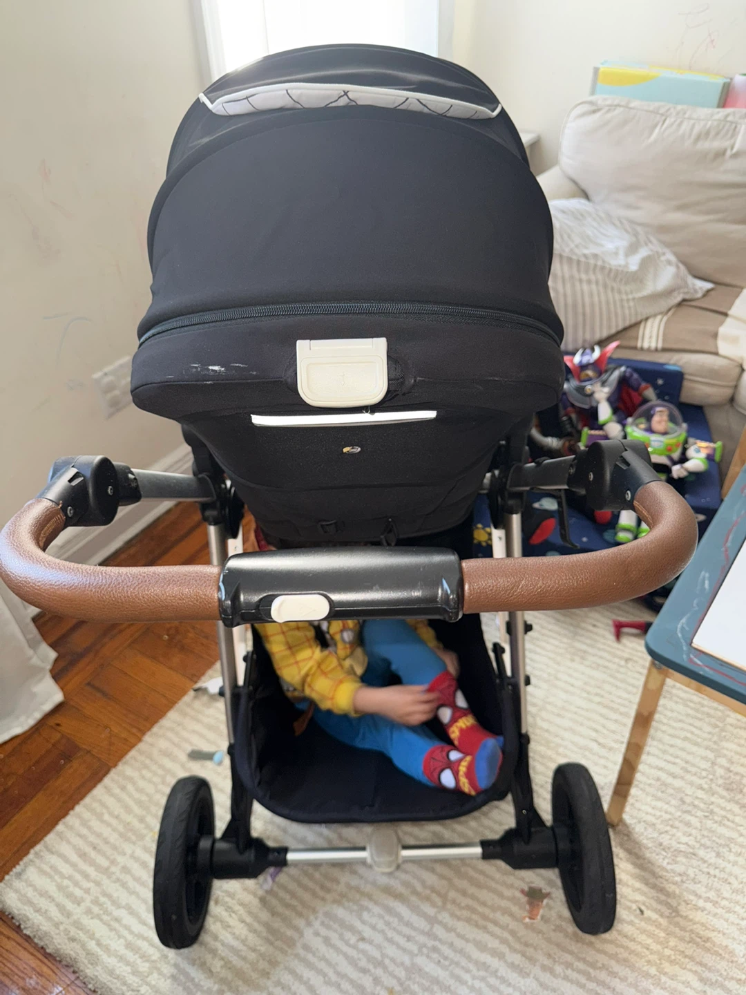 Mockingbird Stroller - Black/Windowpane - photo 2