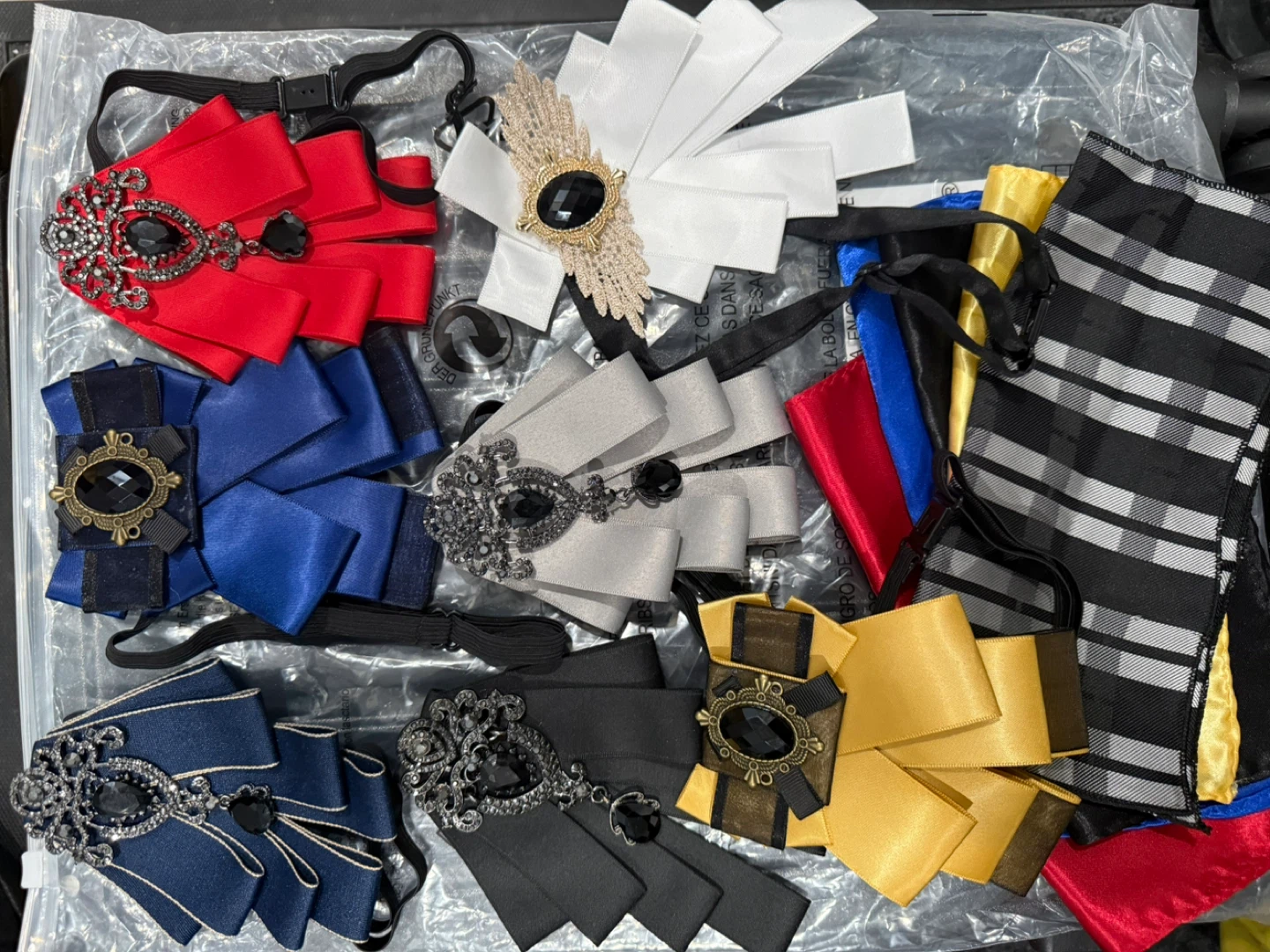 Rhinestone Bowtie Brooch (The whole lot for a single price) $100