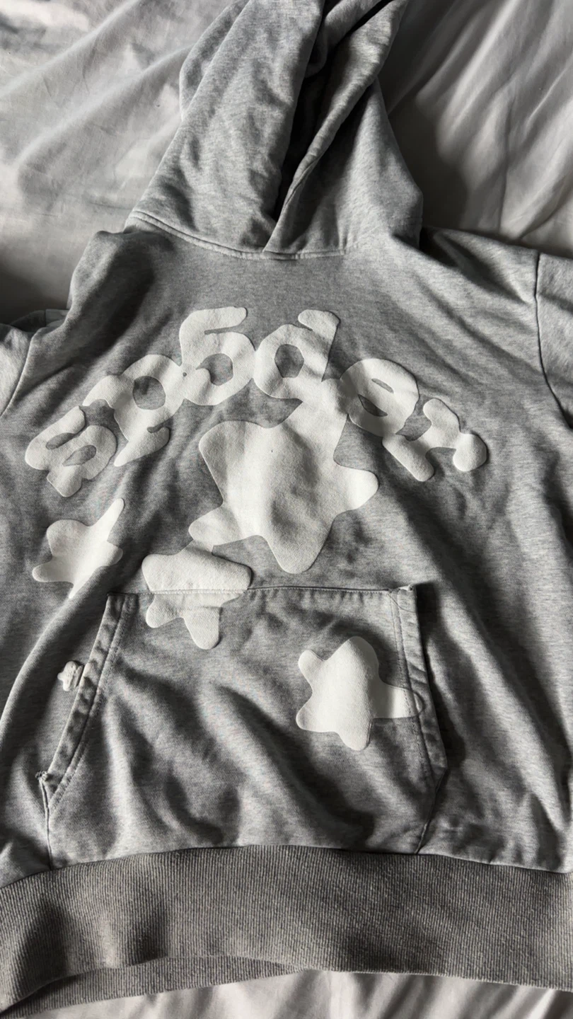 Sp5der Hoodie Grey Size S - photo 2