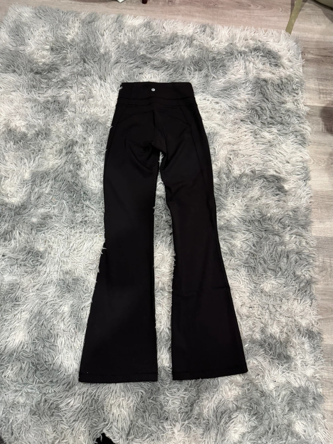 Lululemon Black Flare Yoga Pants Size 4 - photo 2