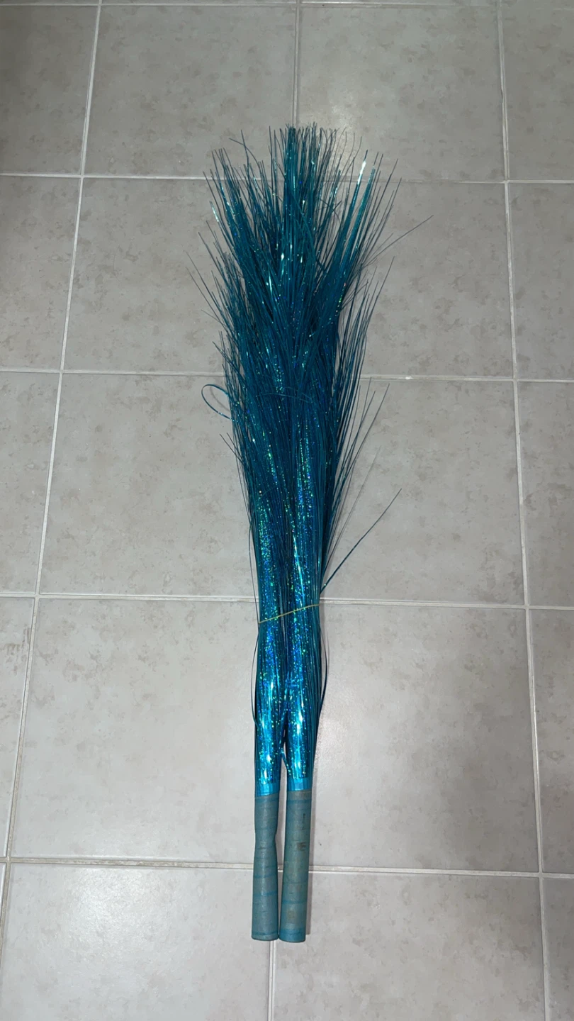 Turquoise Sparkle Grass/Decorative Stems (Set of 2) - photo 2