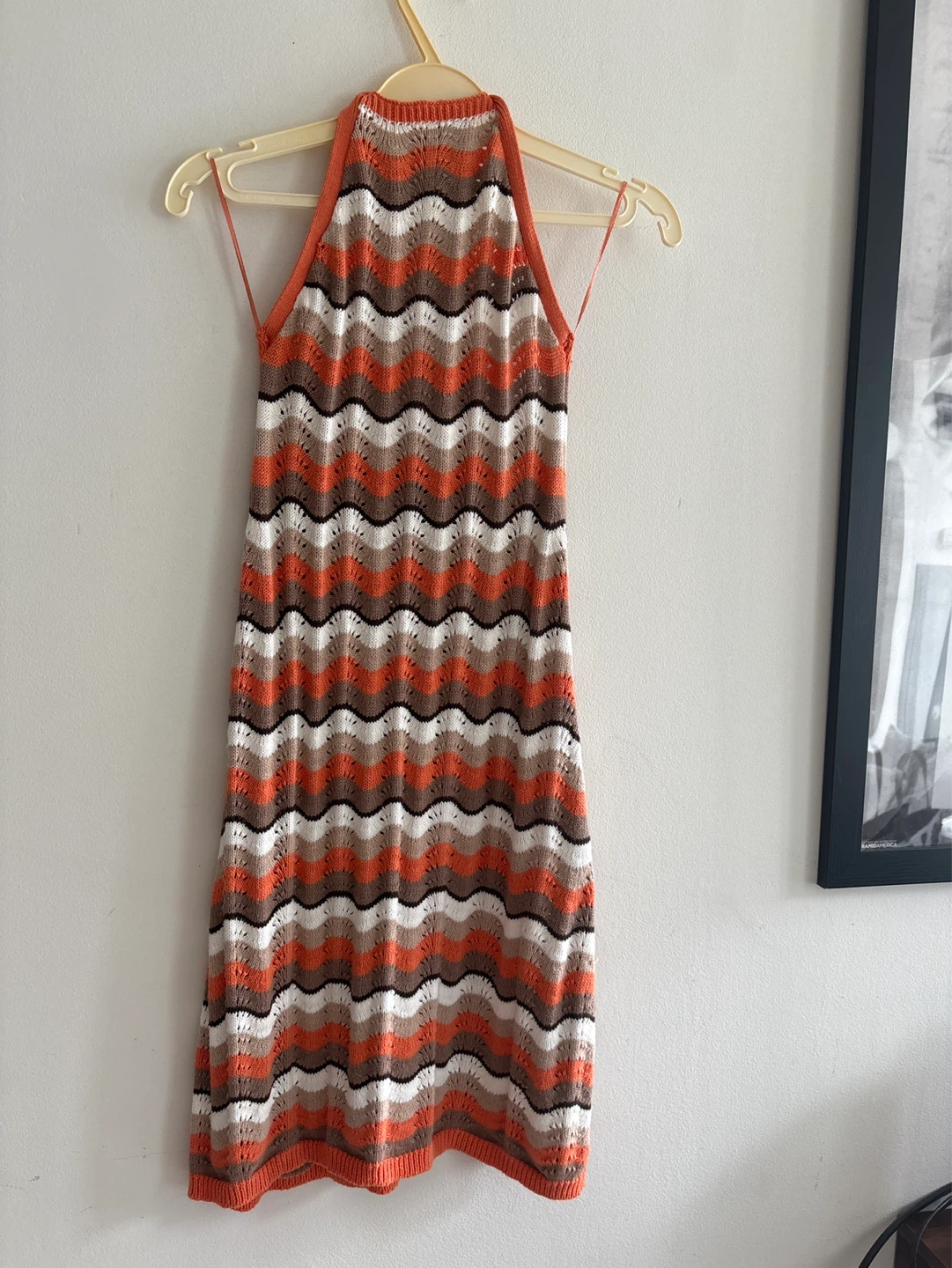 Crochet retro style dress size small