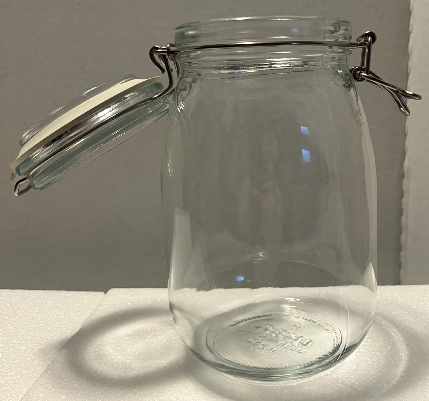 IKEA Glass Clamp Lid Canister Jar - photo 2
