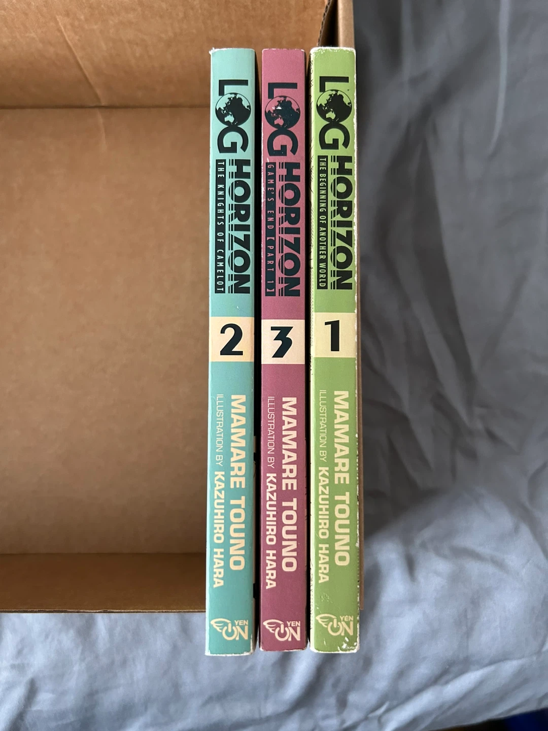 Log Horizon Light Novel vol 1-3 - photo 2
