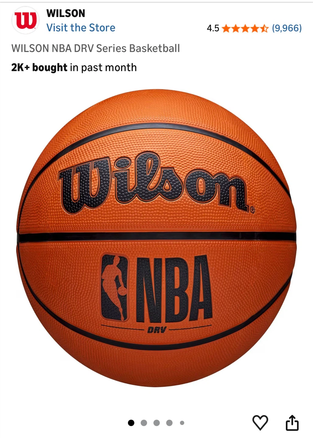 Wilson NBA DRV Series Basketball