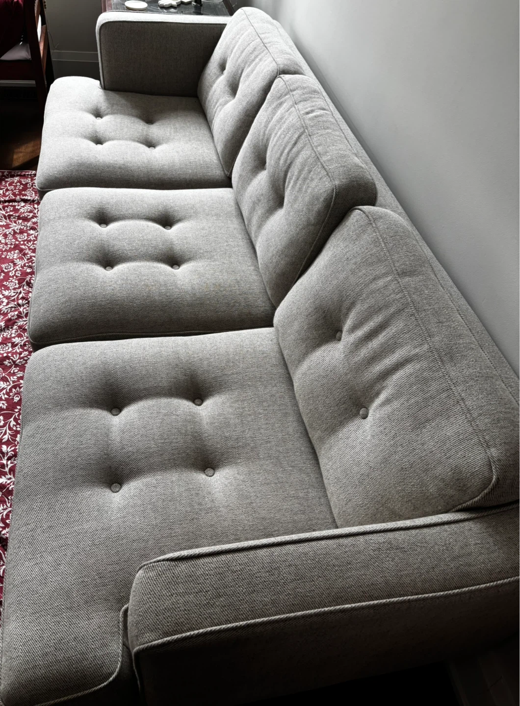 Tufted 3 Seater Sofa (Urban Barn)