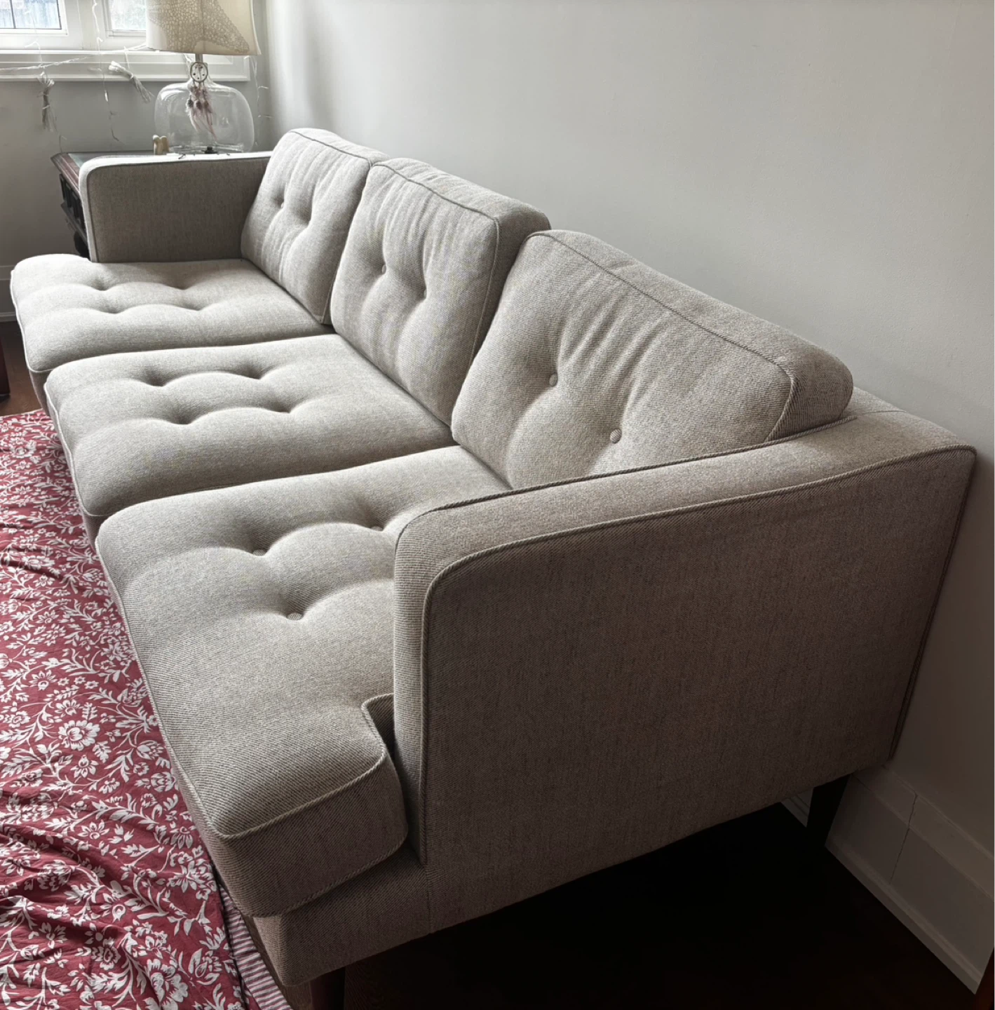 Tufted 3 Seater Sofa (Urban Barn) - photo 2