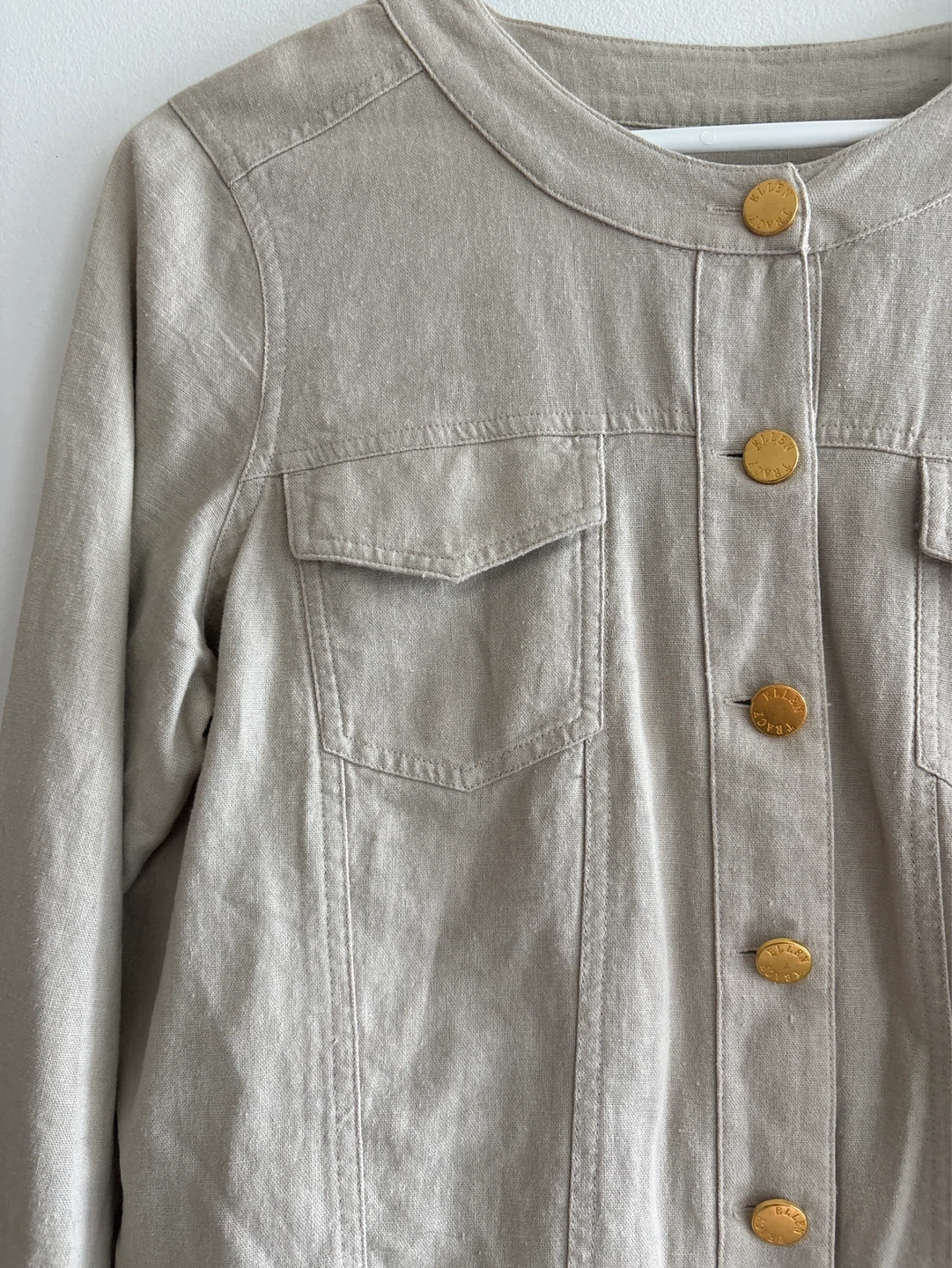 Ellen Tracy ladies linen jacket size medium - photo 2