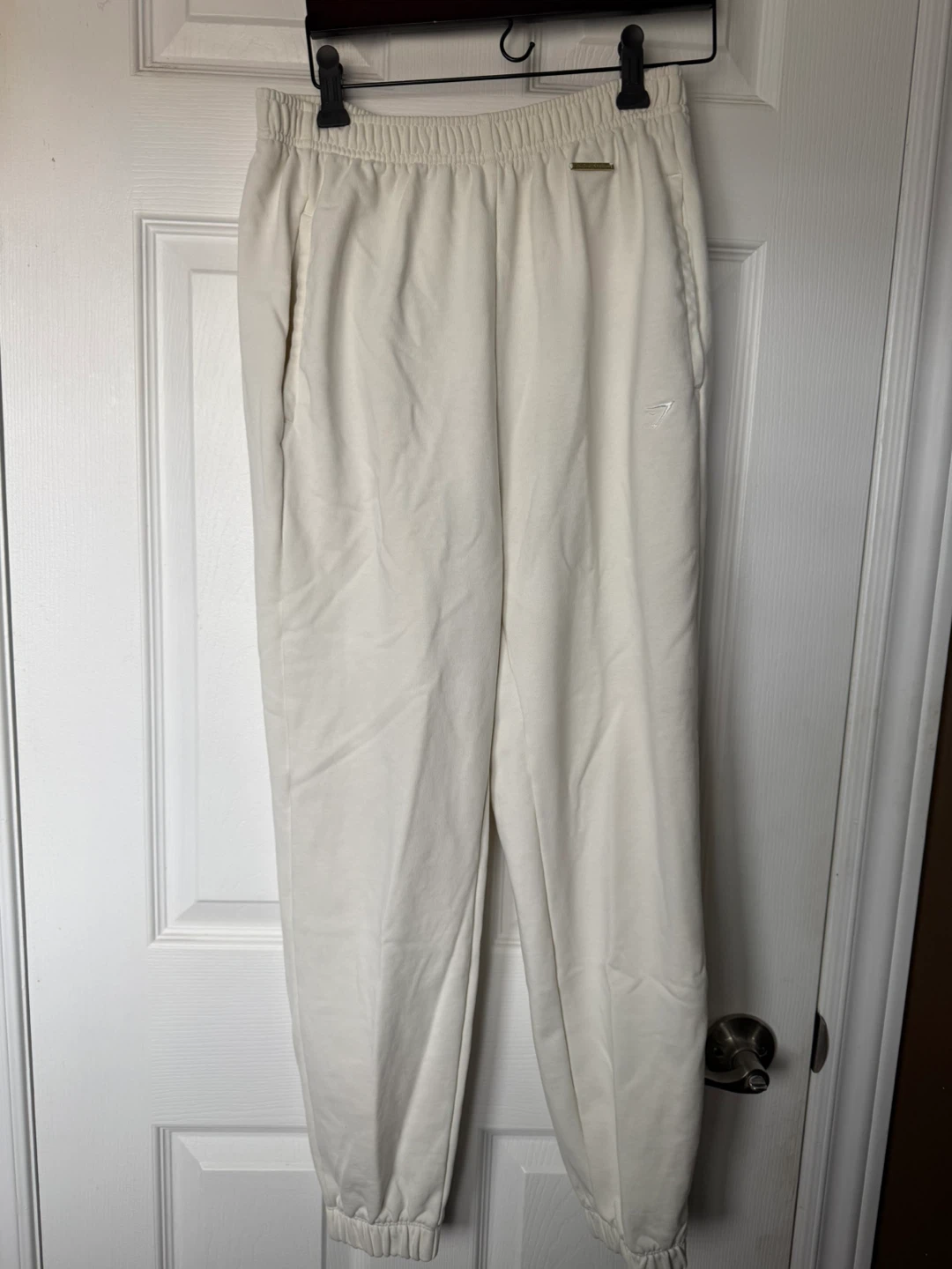 Gymshark Cream Joggers Size S
