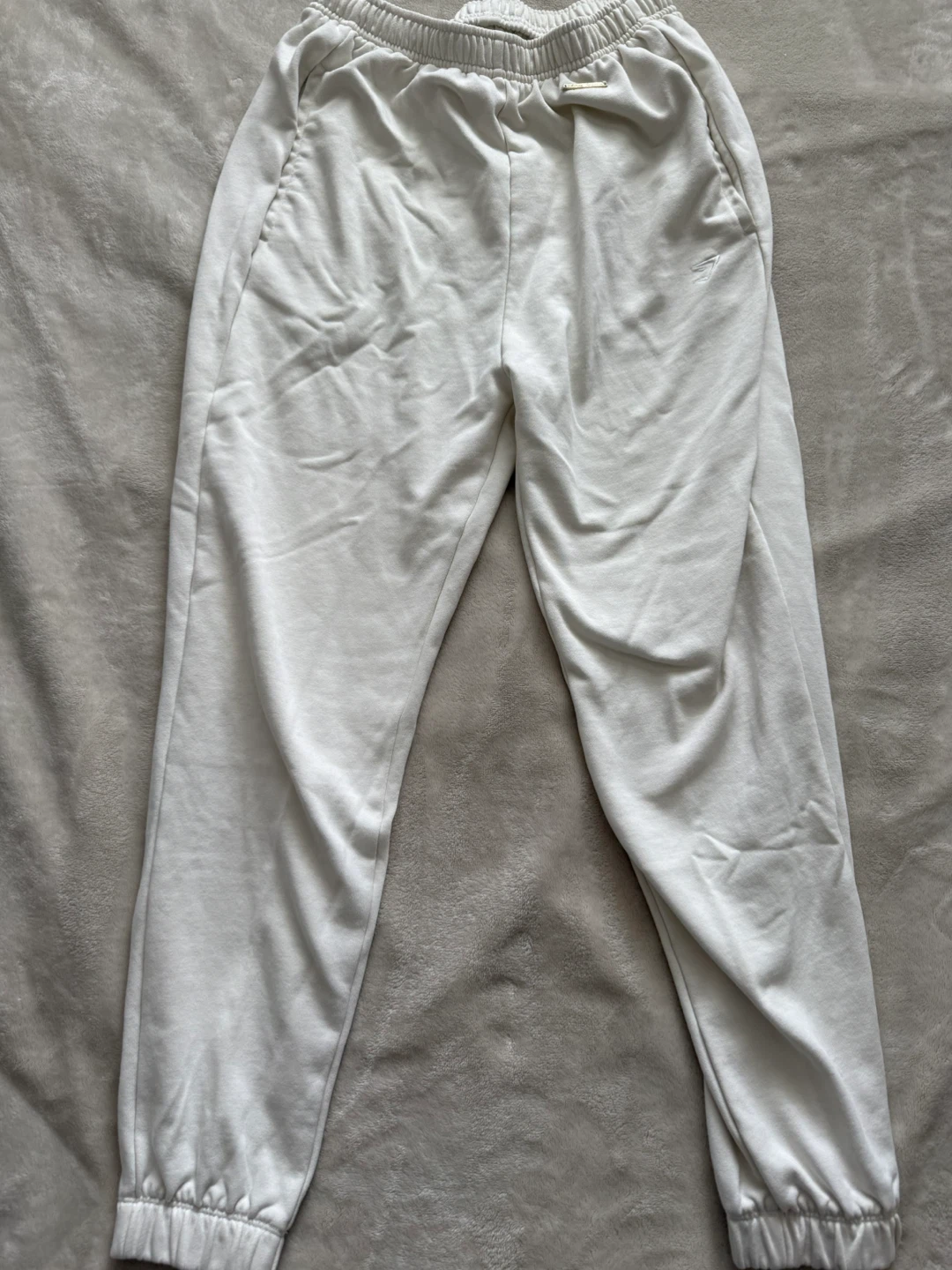 Gymshark Cream Joggers Size S - photo 2