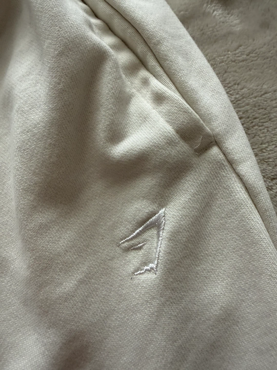 Gymshark Cream Joggers Size S - photo 3