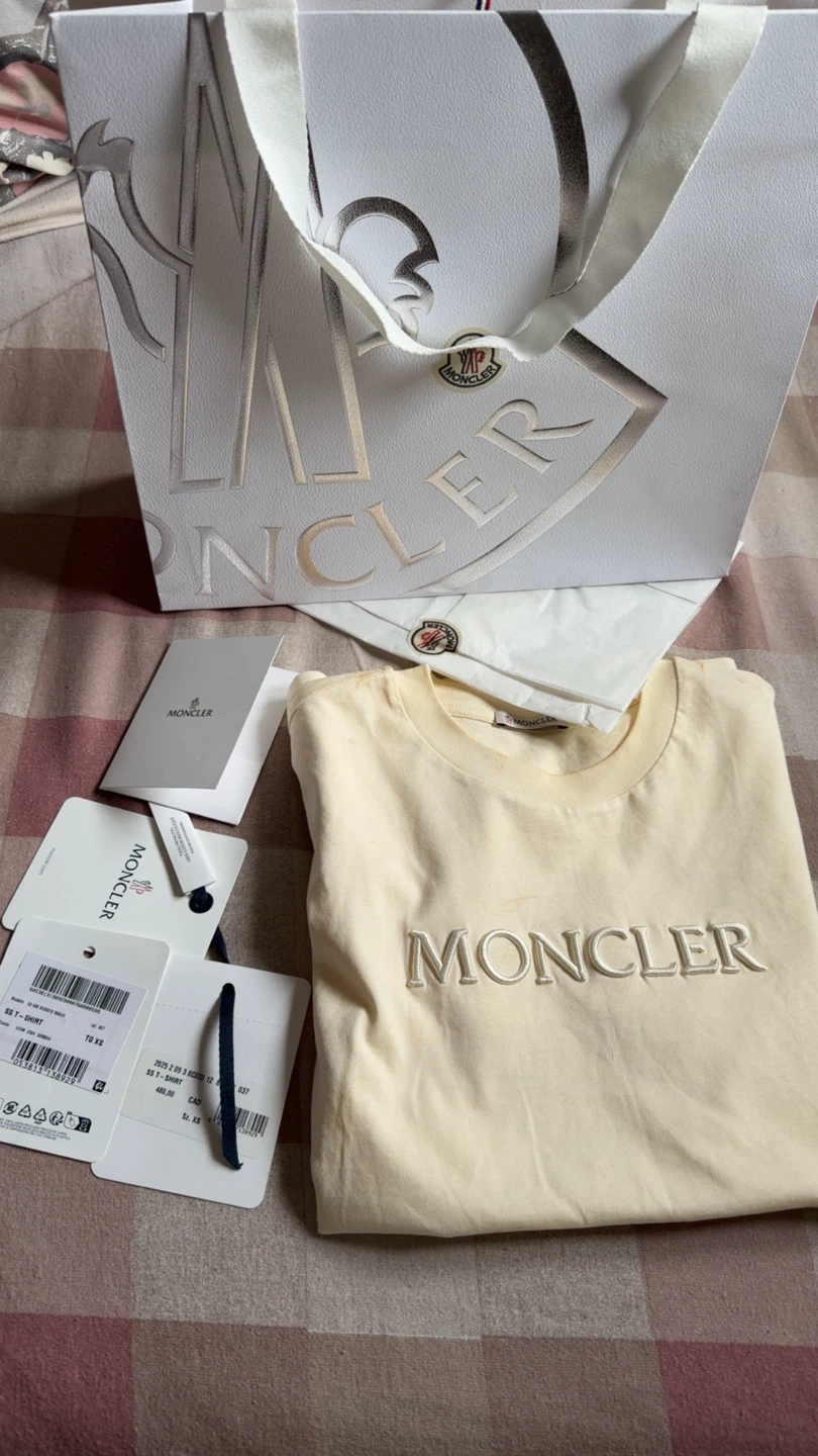 Moncler Women's Logo T-Shirt - Cream - XS - photo 2