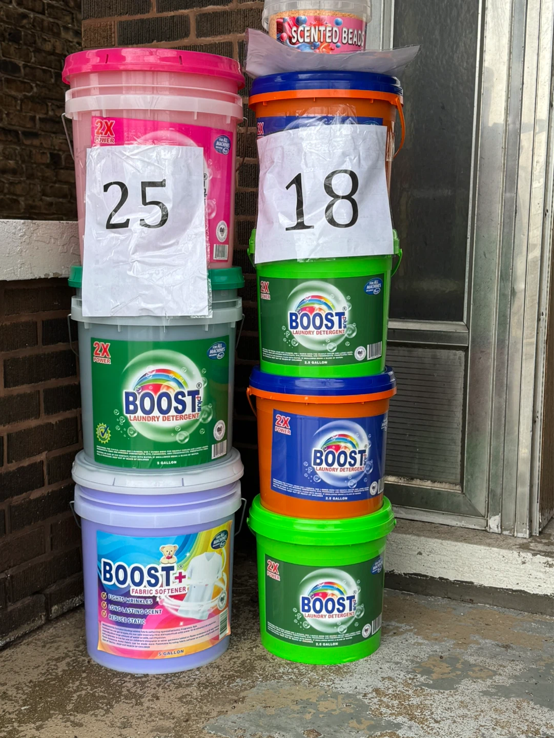 Boost Laundry Detergent, Fabric Softener & Dishwashing Buckets - photo 4