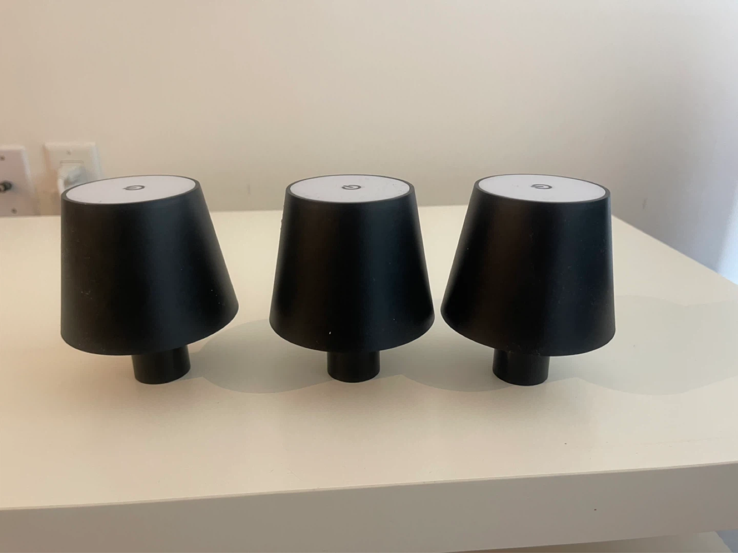 Set of 3 Black LED Accent Lights - photo 2