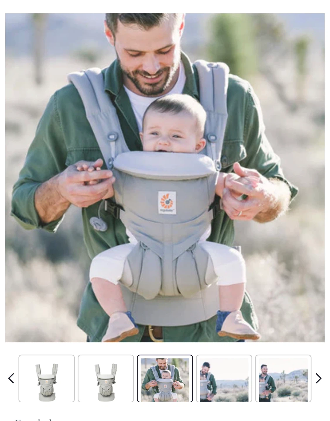 Ergobaby All Position 360 Baby Carrier - Pearl Grey