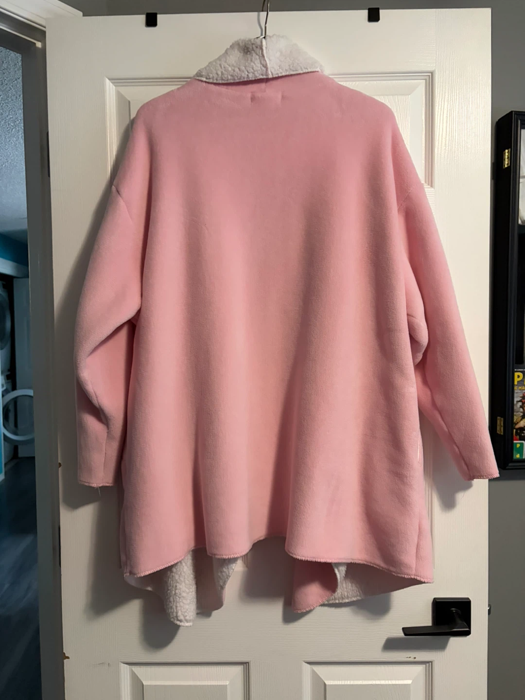 Weekend Edition Pink Sherpa Lined Cardigan M/L - photo 2