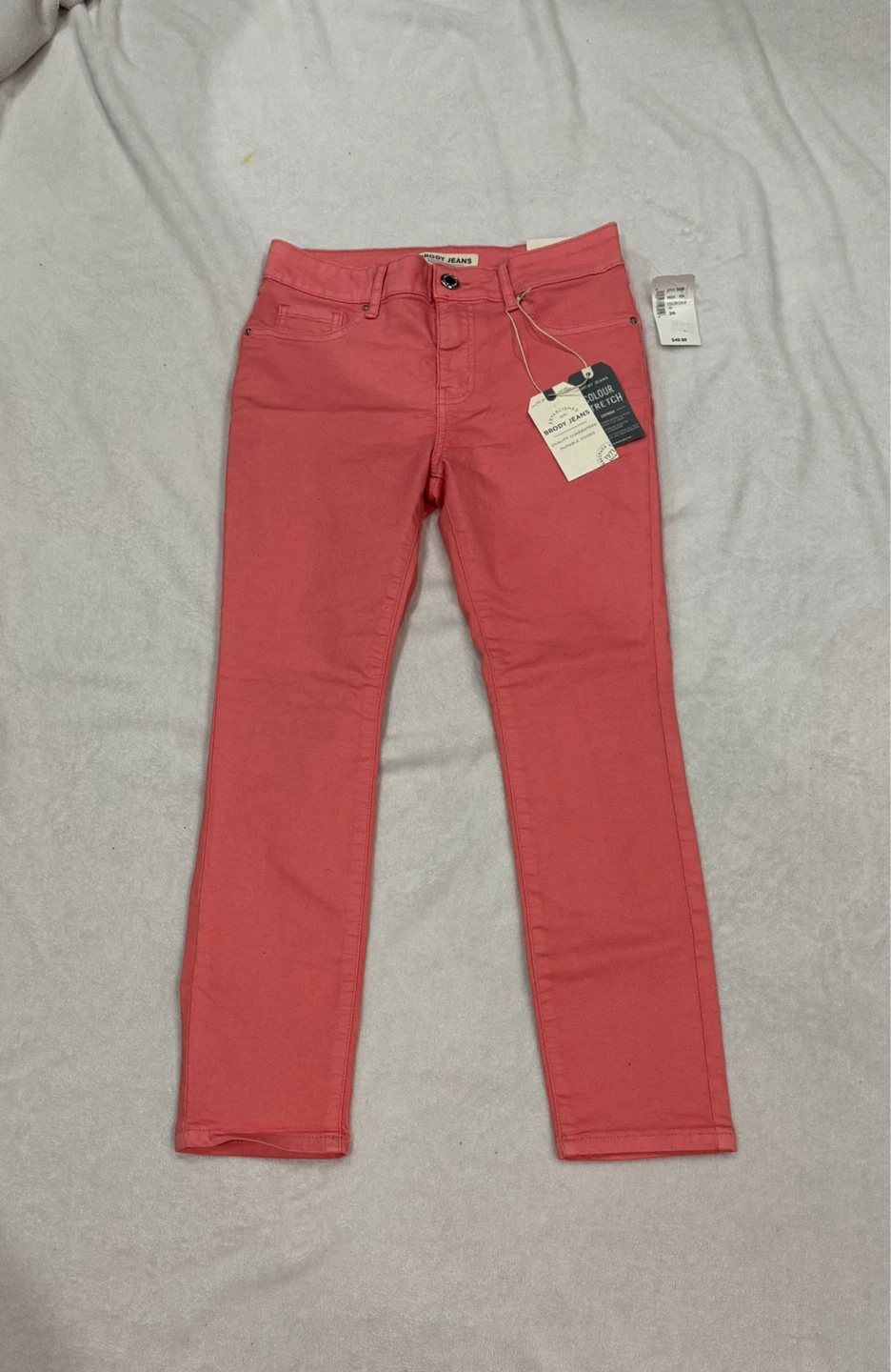Brody Jeans Colour Stretch Easy High Rise Crop