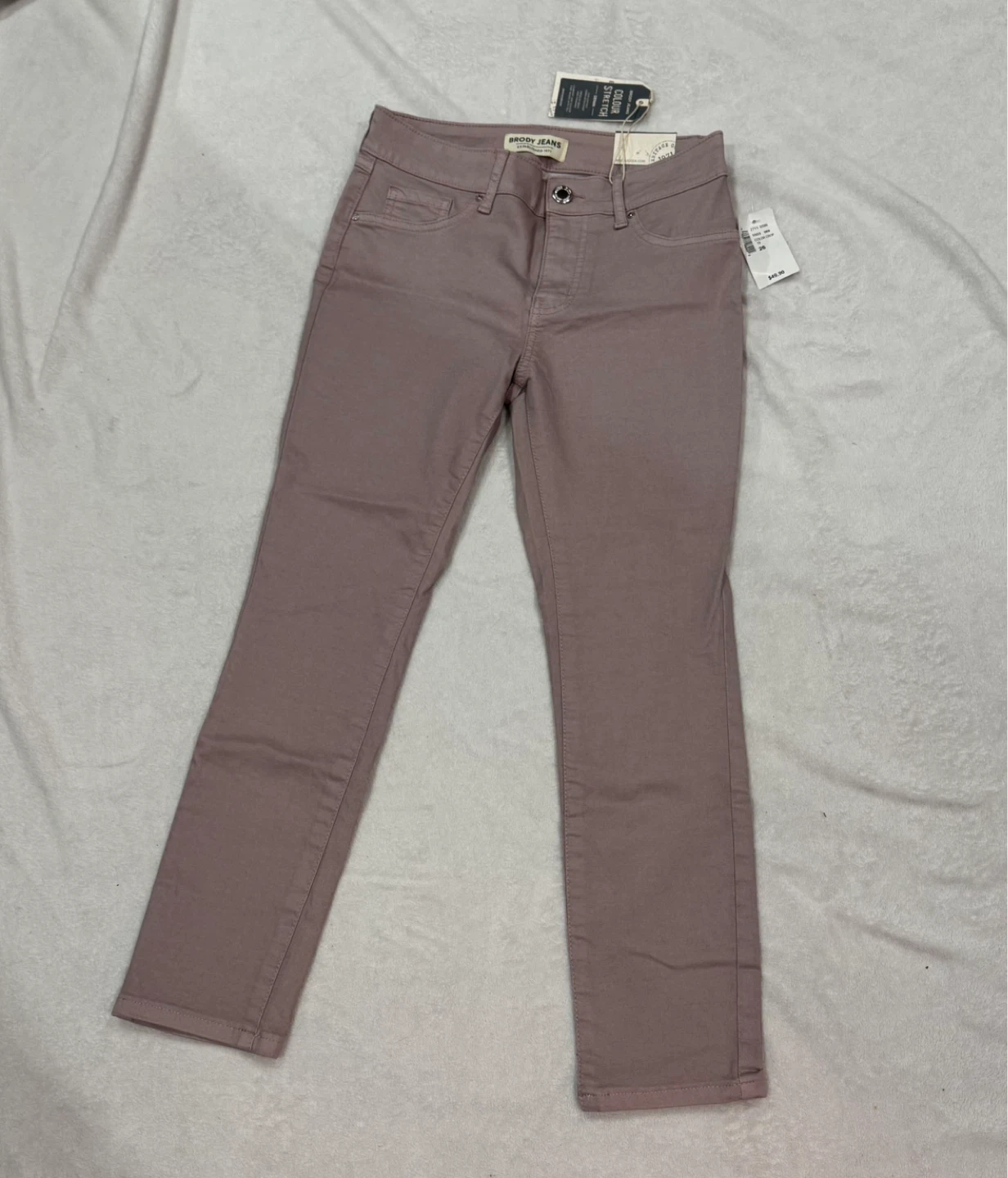 Brody Jeans Colour Stretch Easy High Rise Crop - photo 4