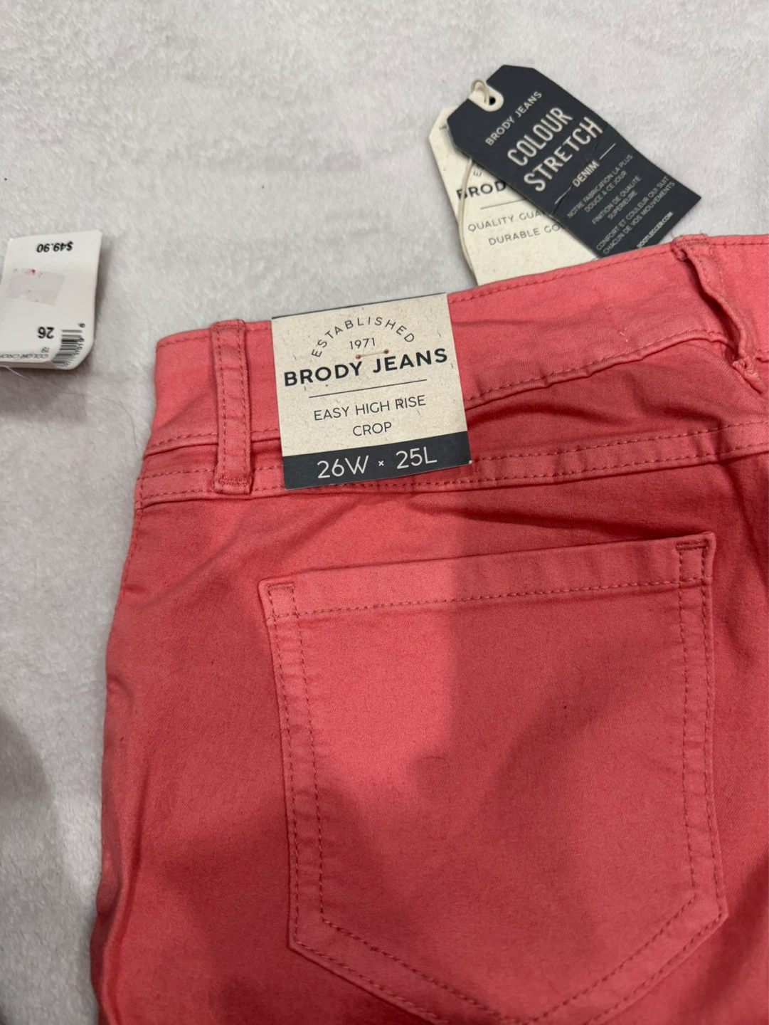 Brody Jeans Colour Stretch Easy High Rise Crop - photo 3