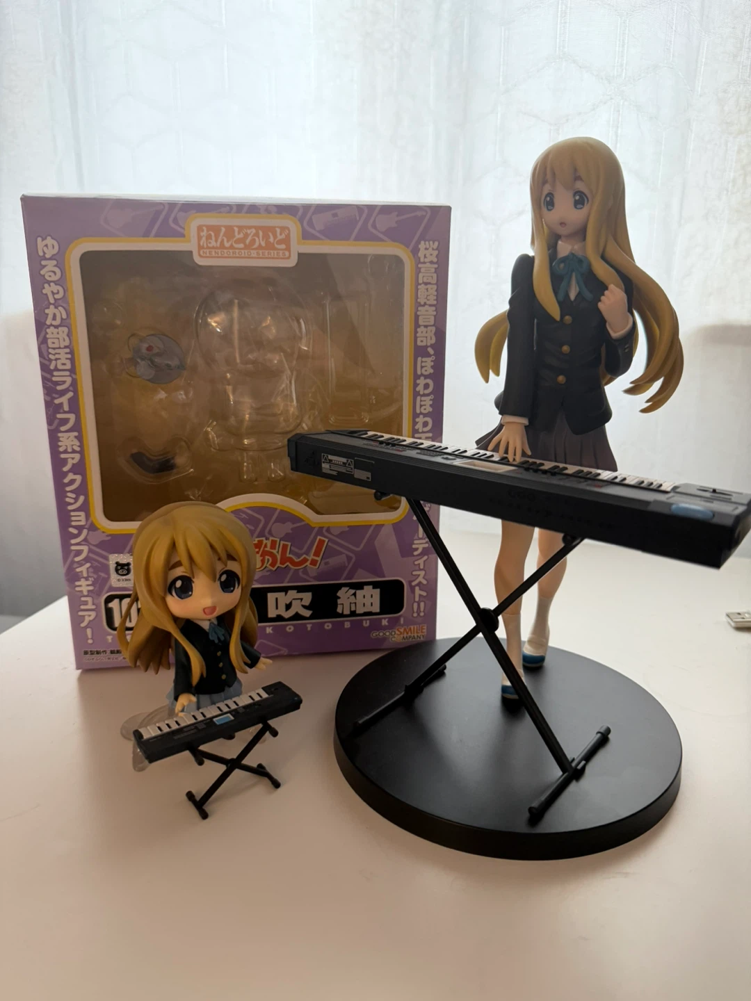 K-ON! Tsumugi Kotobuki Anime Prize Figure and Nendoroid - photo 3