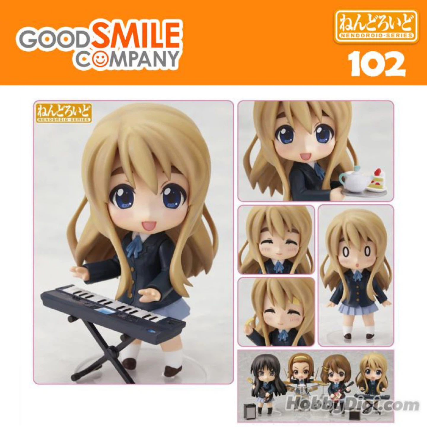 K-ON! Tsumugi Kotobuki Anime Prize Figure and Nendoroid