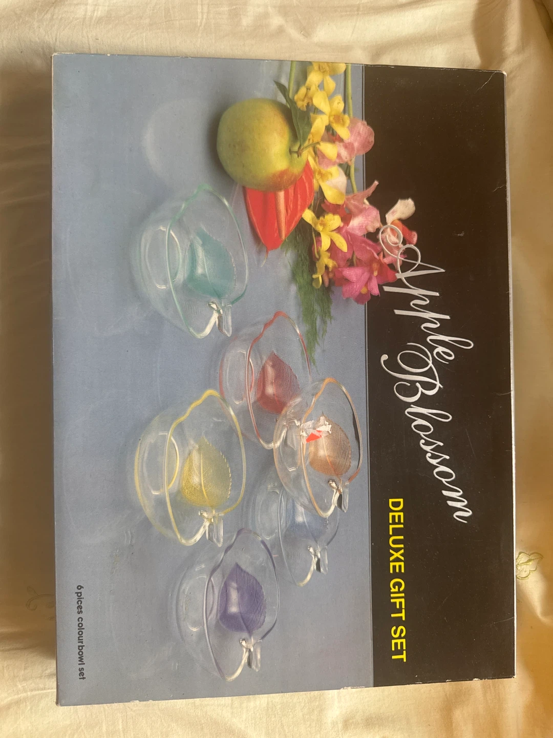 Apple Blossom Deluxe Gift Set 6 Piece Colour Bowl Set - photo 2