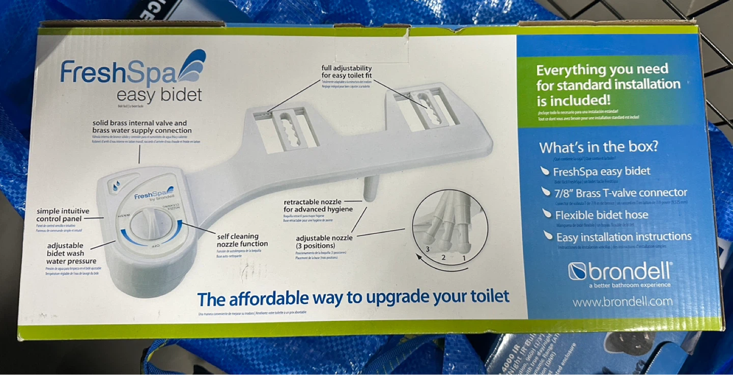 Brondell FreshSpa Easy Bidet Attachment