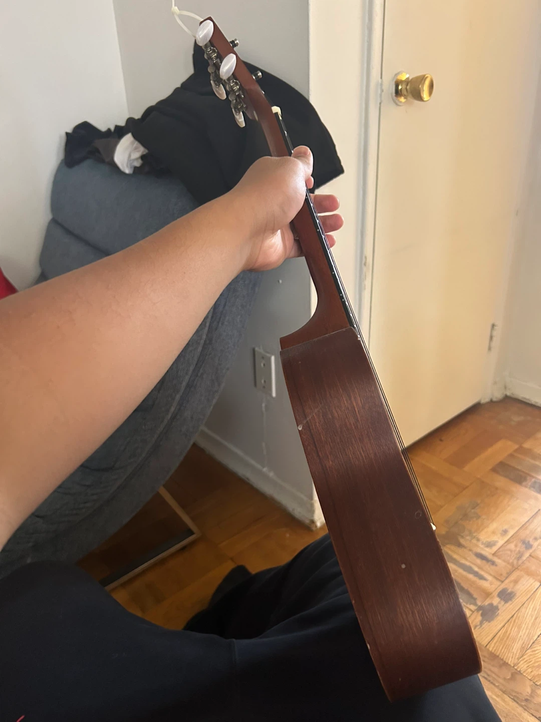Brown Wooden Ukulele - photo 4