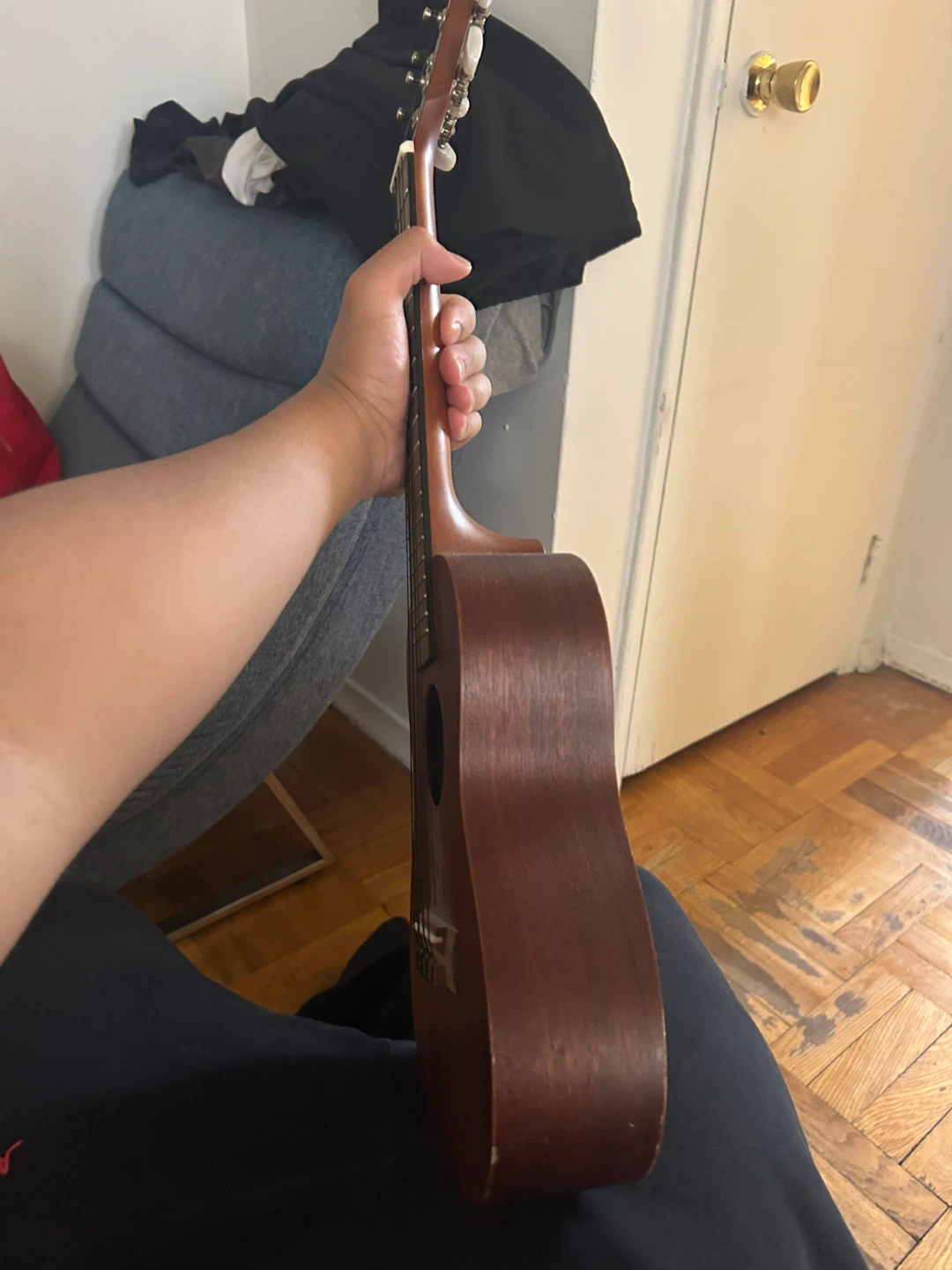 Brown Wooden Ukulele - photo 3