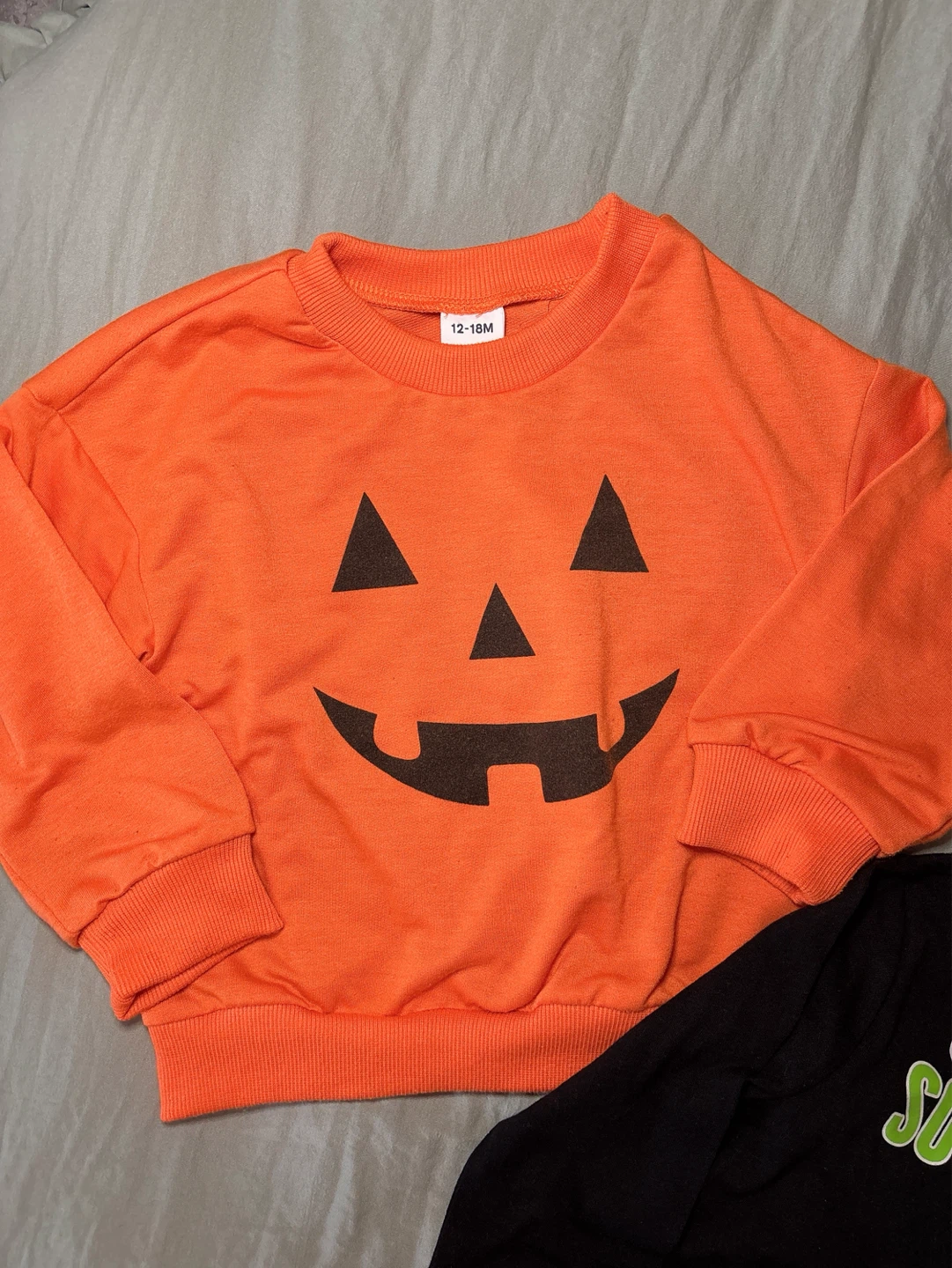 Halloween Pumpkin & Ghost Sweatshirt Set - photo 2