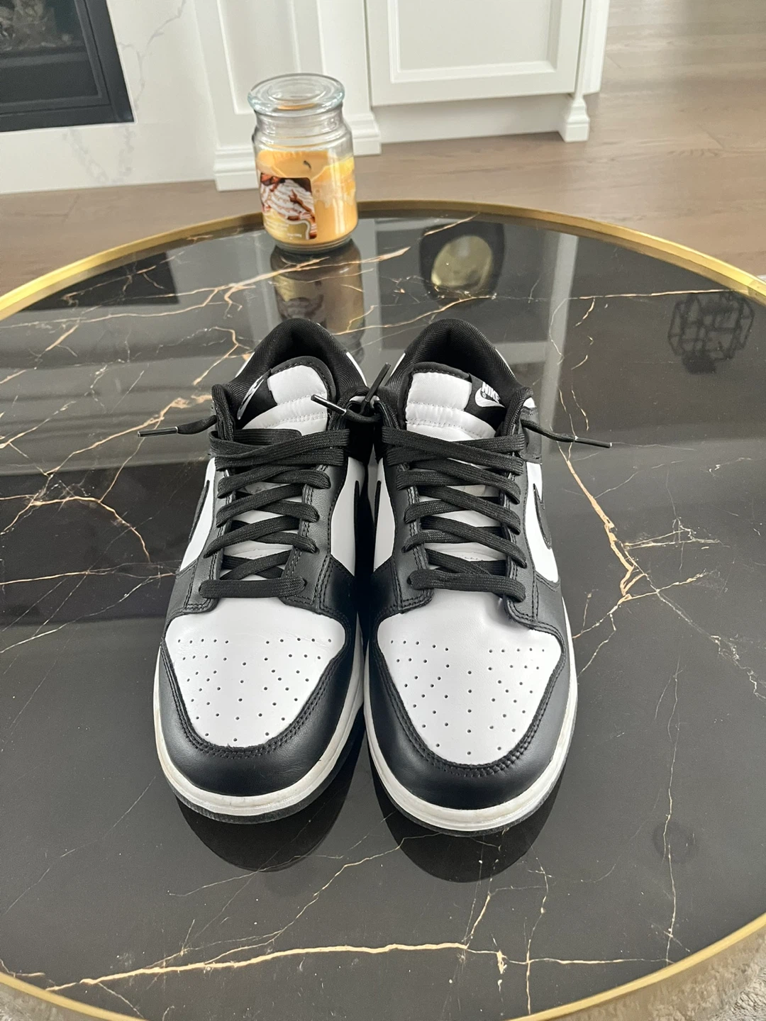 Nike Dunk Low Black White Panda Sneakers - photo 4