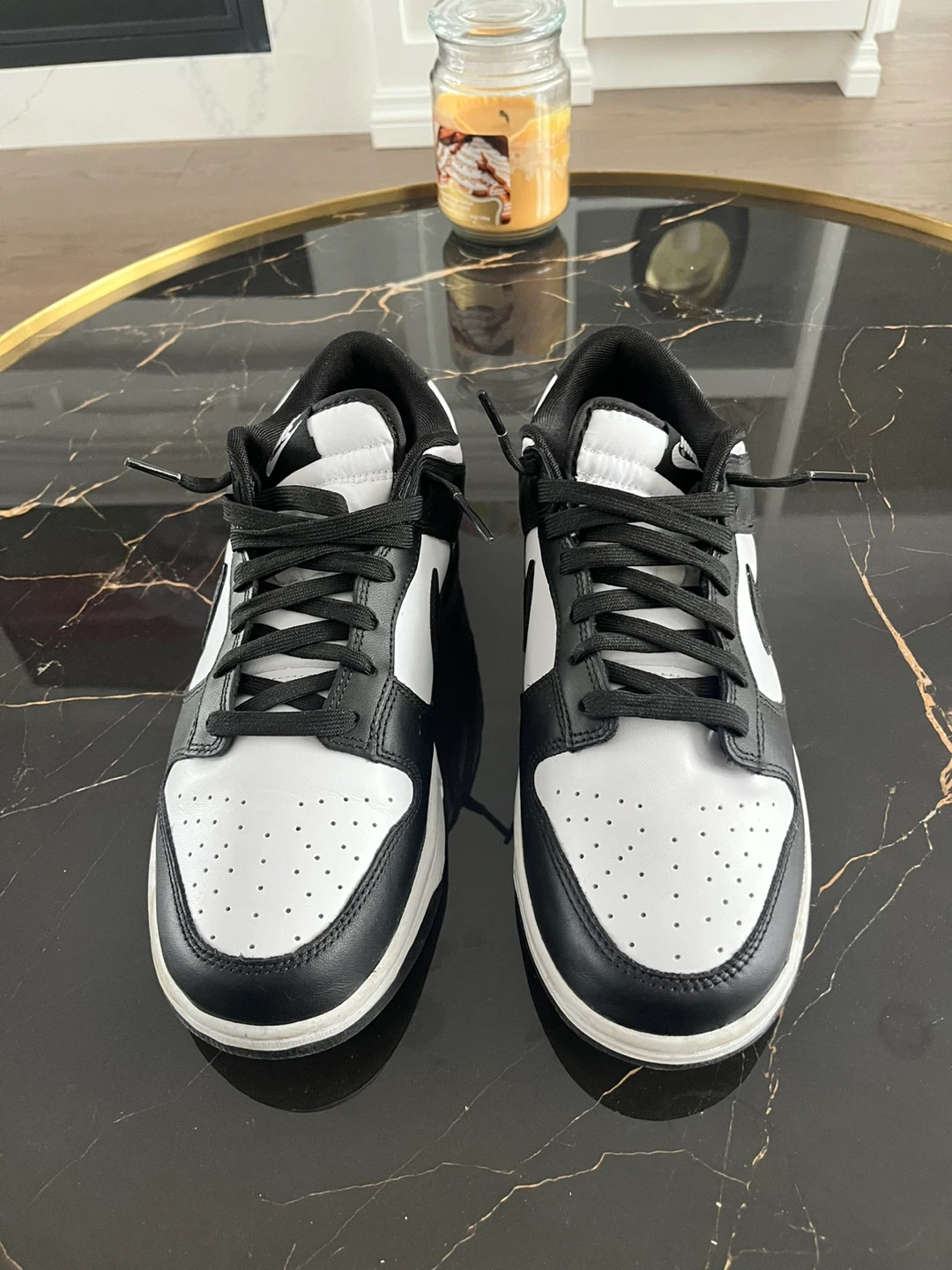Nike Dunk Low Black White Panda Sneakers - photo 2