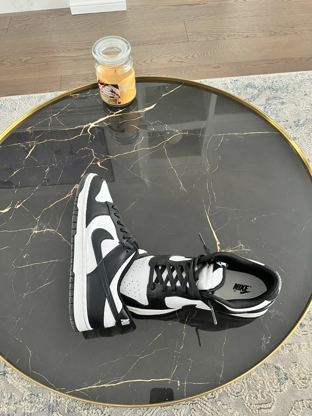 Nike Dunk Low Black White Panda Sneakers - photo 5