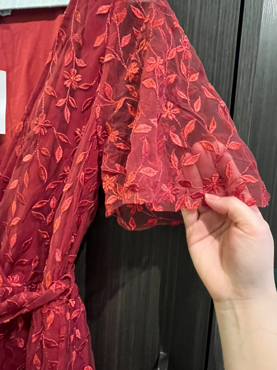 BALTIC BORN Red Maxi Dress - Size L - photo 2