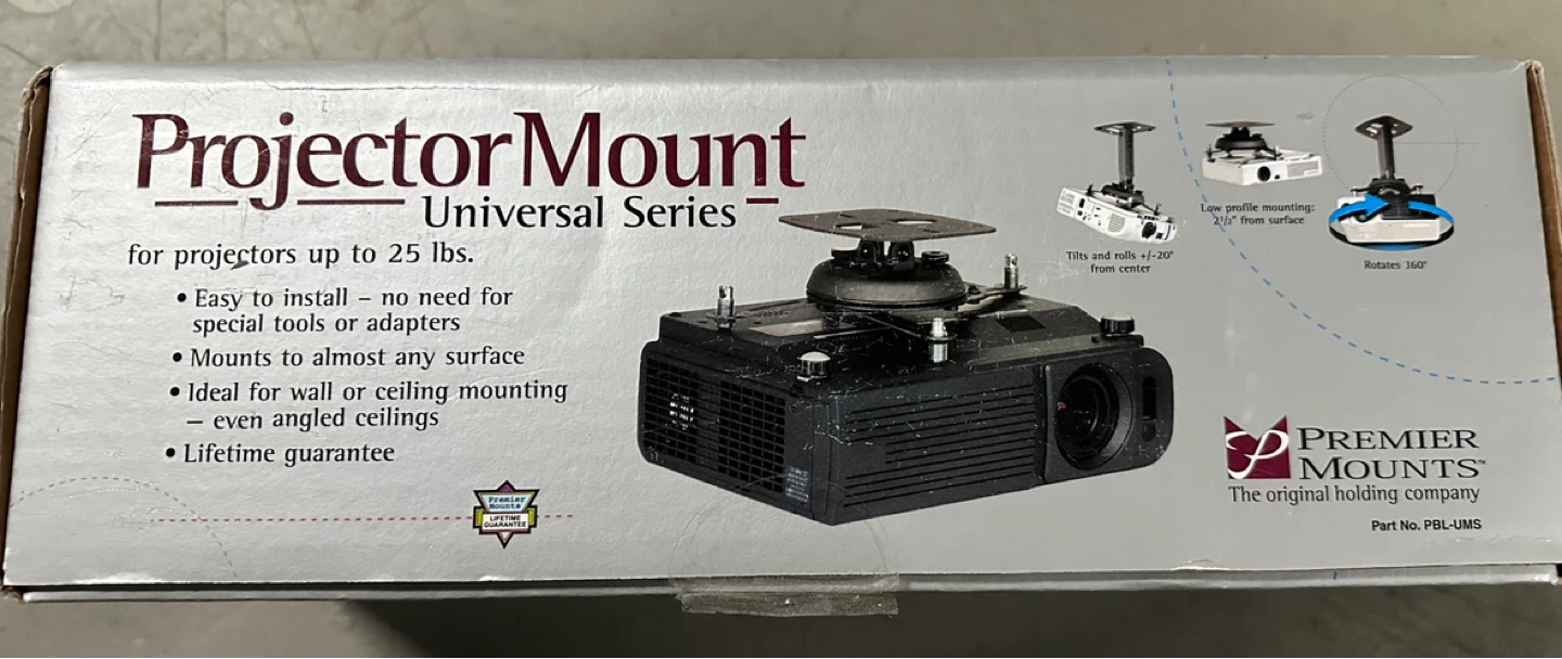 Premier Mounts Universal Series Projector Mount