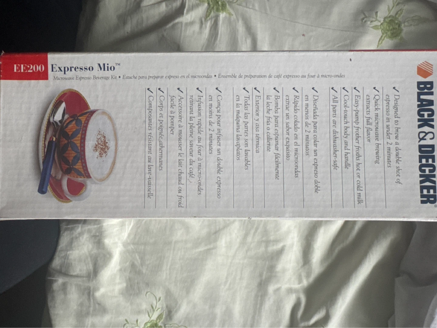 Black & Decker Espresso Mio EE200 Microwave Espresso Maker - photo 2