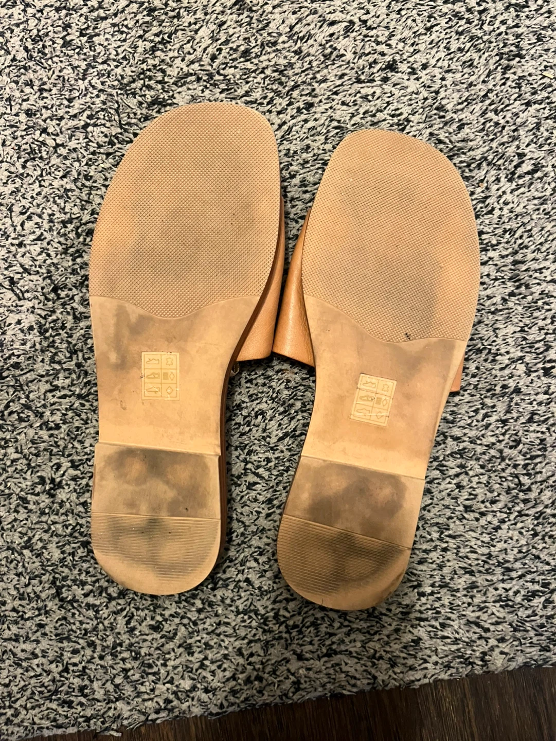 Steve Madden Tan Leather Slides - photo 3