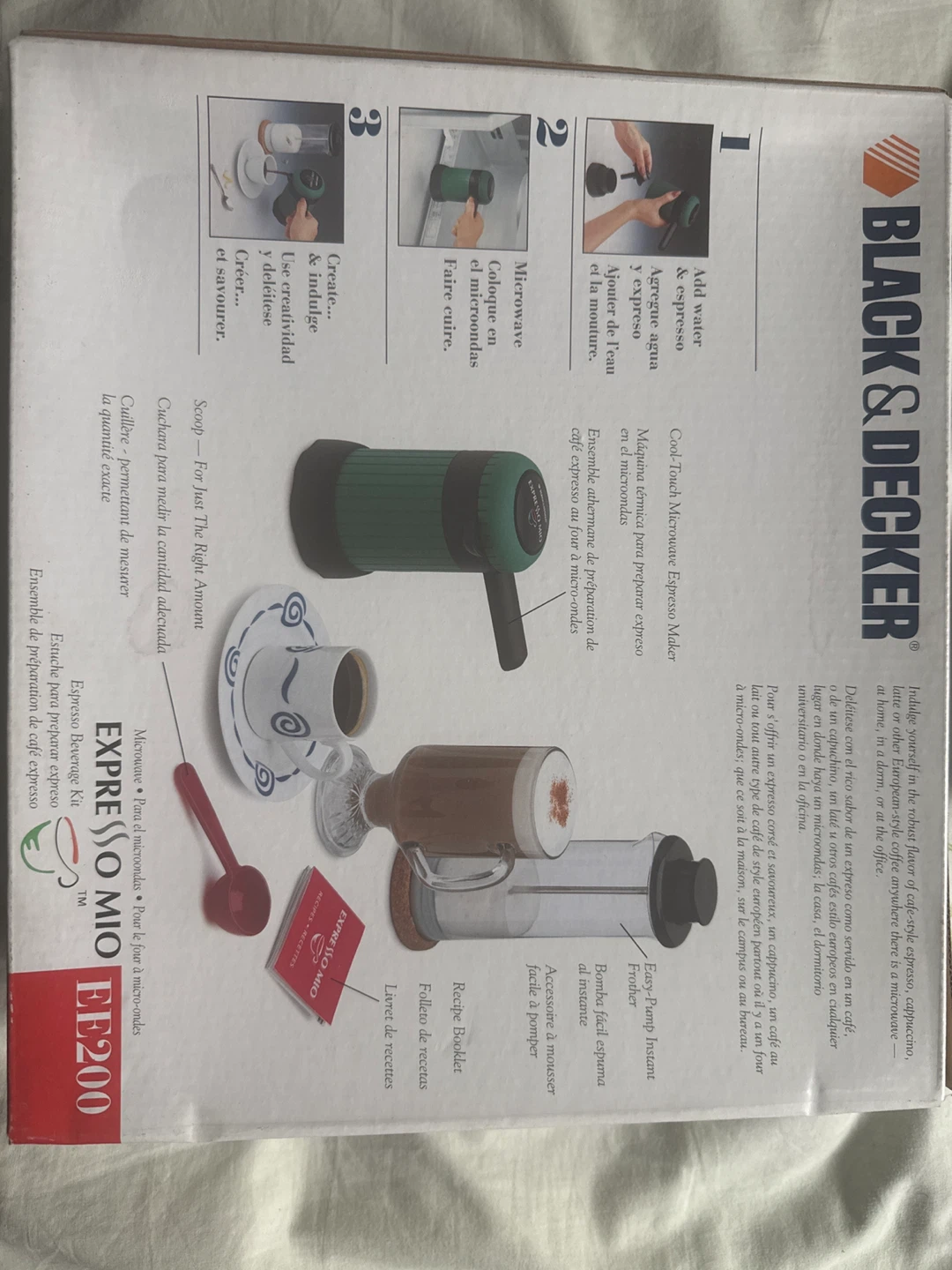 Black & Decker Espresso Mio EE200 Microwave Espresso Maker - photo 3