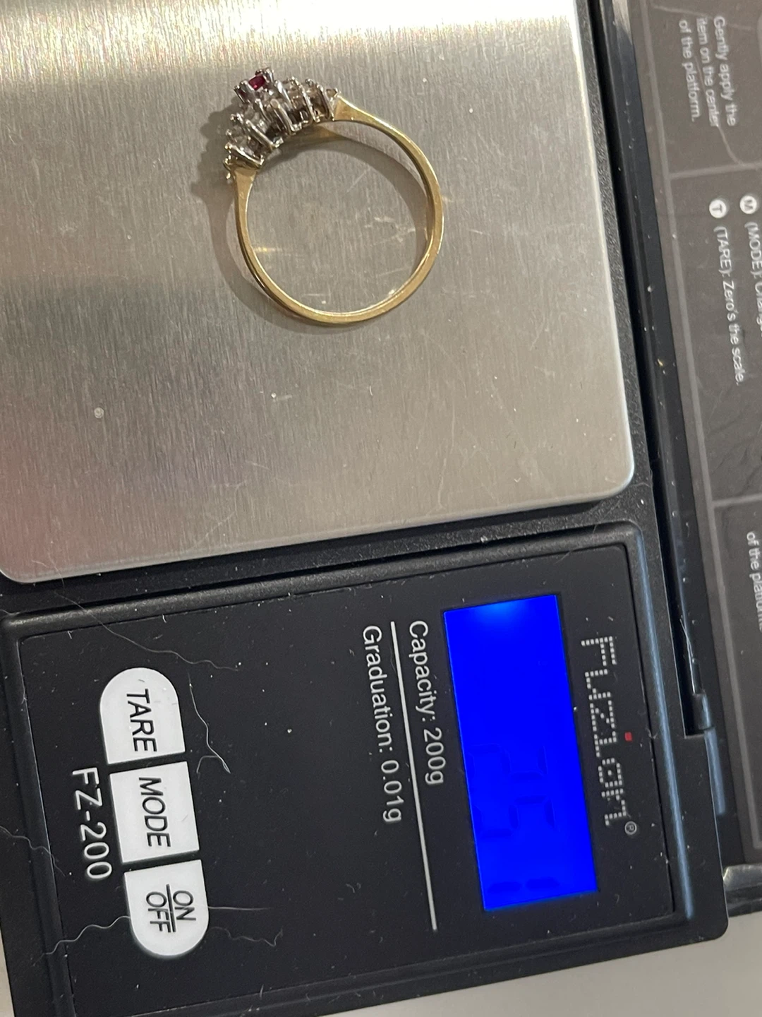 10k solid Gold Ruby and Diamond Ring - photo 2