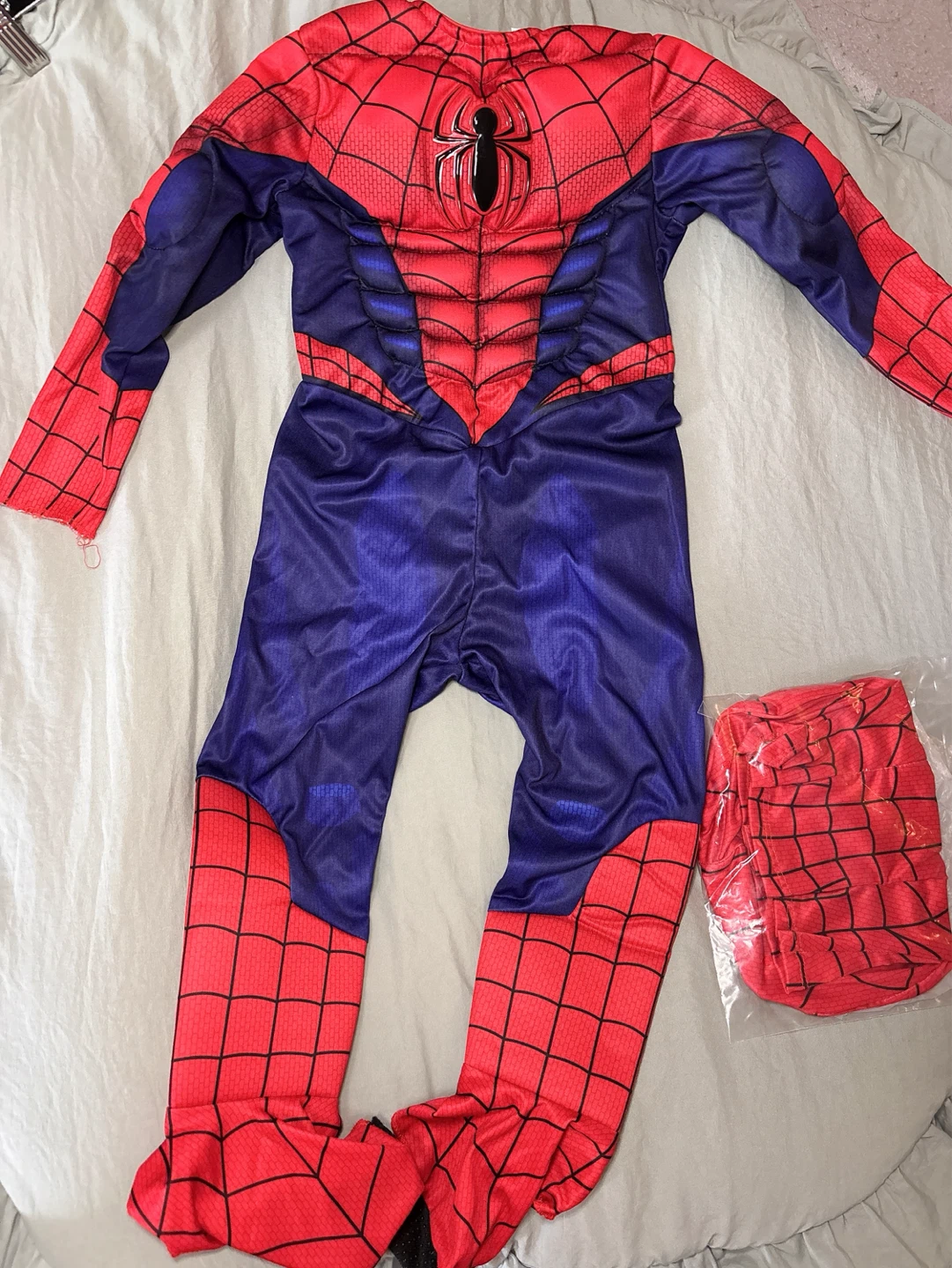 Spider-Man Toddler Costume with Muscle Suit and Mask - photo 2
