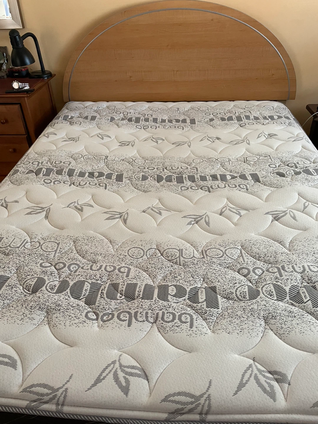 Queen Bed frame and spring box - photo 2