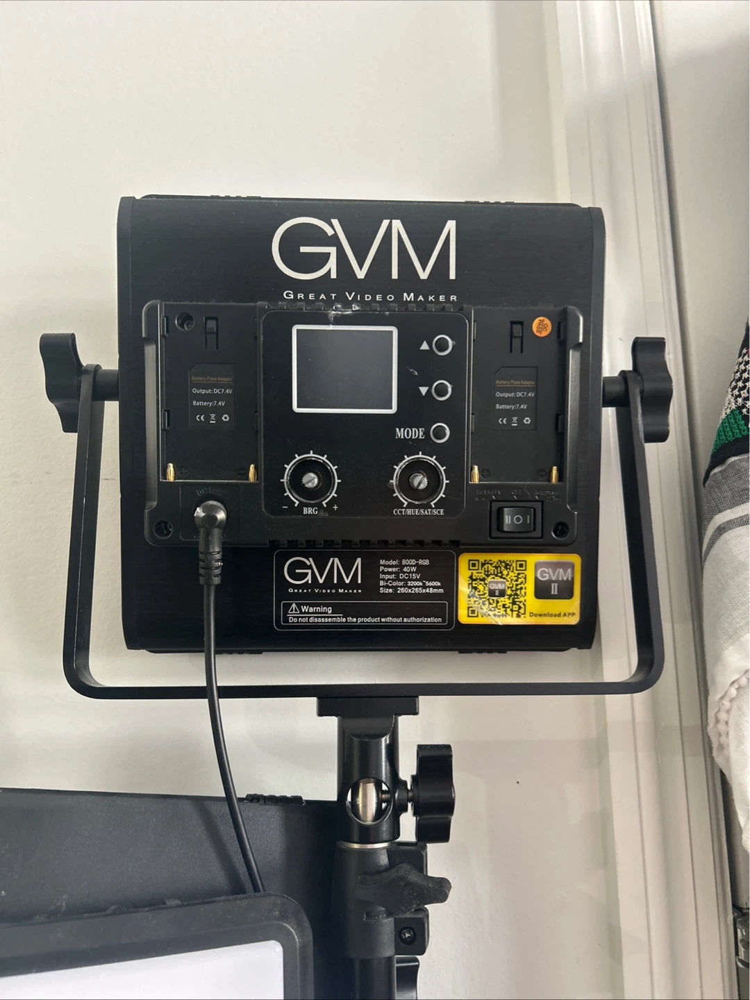 GVM Bi-Color LED Video Lights (2-Pack) with Stands - photo 3