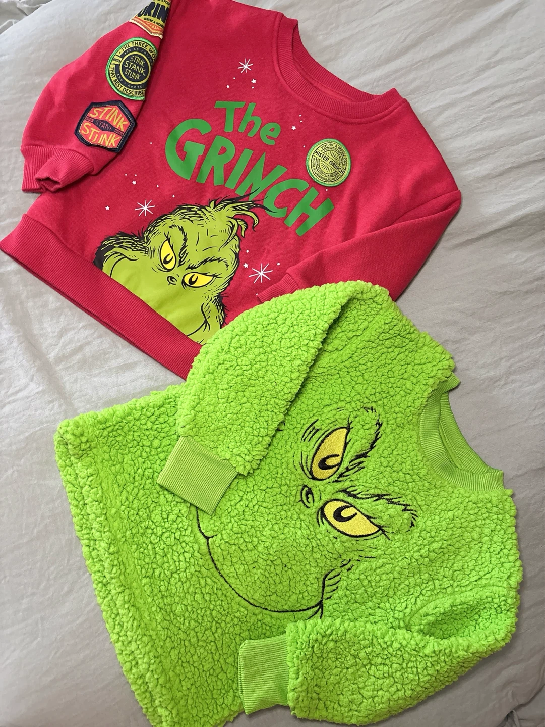 The Grinch Kids fleece Sweatshirts (2-Pack)