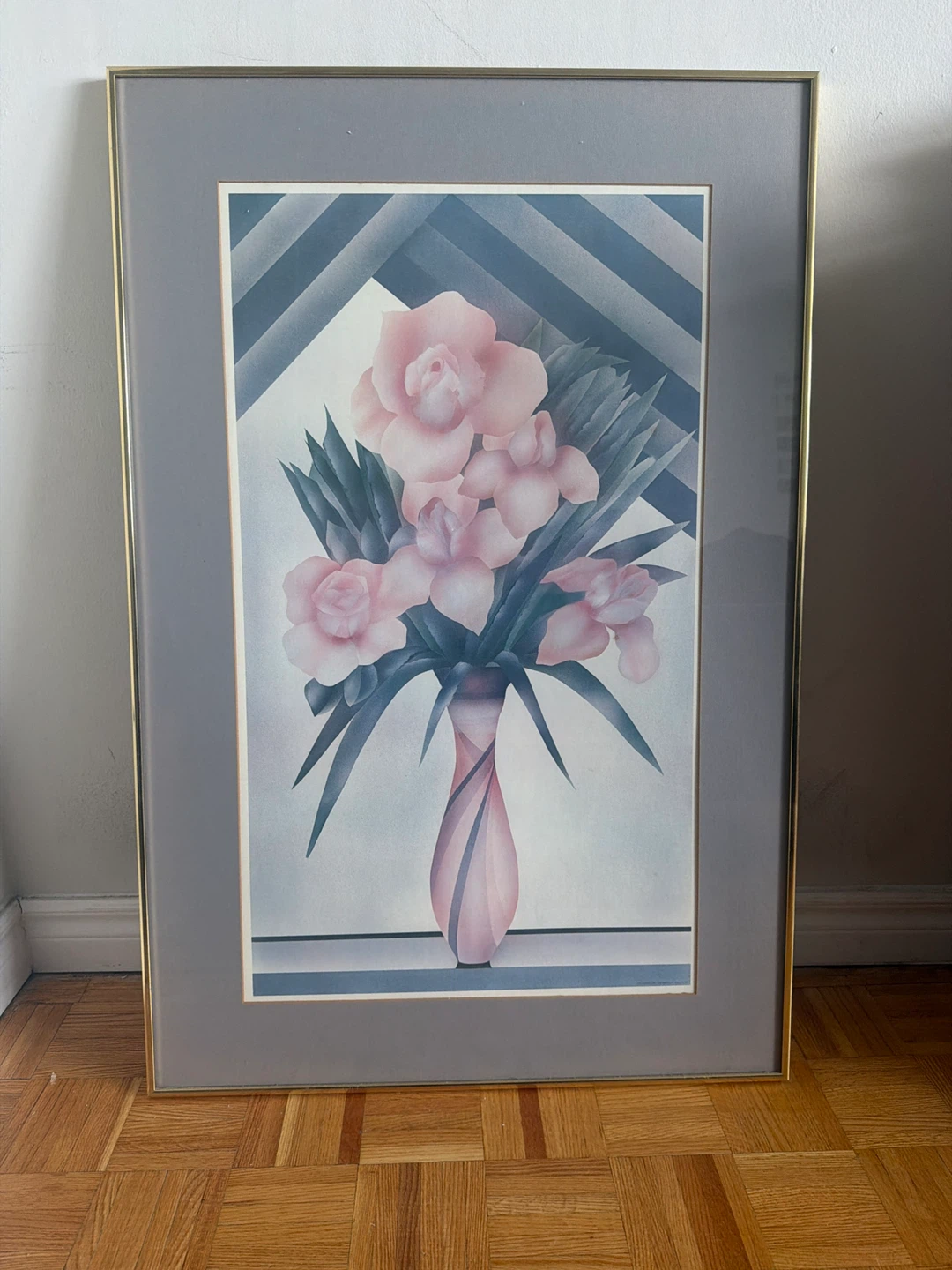 Framed Floral Art Print
